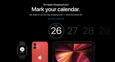 campaña de black friday apple